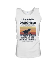 T-SHIRT - DAD - FUNNY - DINOSAUR Unisex Tank tile