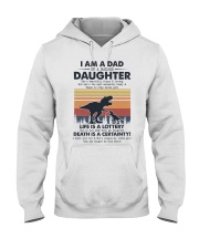 T-SHIRT - DAD - FUNNY - DINOSAUR Hooded Sweatshirt tile