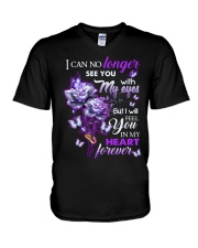ANGEL IN HEAVEN - ROSES - IN MY HEART FOREVER V-Neck T-Shirt thumbnail