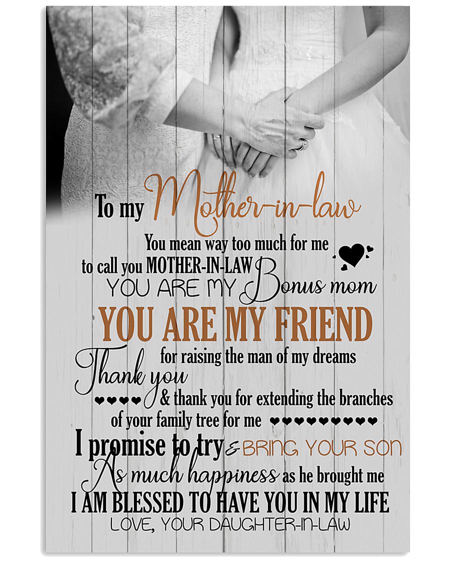 TO MY MOTHER-IN-LAW 16x24 Poster