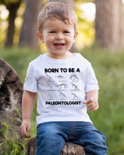 Born to be a Paleontologist Forced to go to school Youth T-Shirt lifestyle-youth-tshirt-front-4