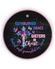 God - Sisters In Christ - Circle Ornament Circle Ornament (Wood tile