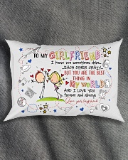 TO MY GIRLFRIEND - COUPLE - I LOVE YOU Rectangular Pillowcase aos-pillow-rectangle-front-lifestyle-1