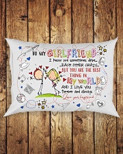 TO MY GIRLFRIEND - COUPLE - I LOVE YOU Rectangular Pillowcase aos-pillow-rectangle-front-lifestyle-2