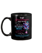 Grandma to Granddaughter - Best Wishes And Kiss Mug back