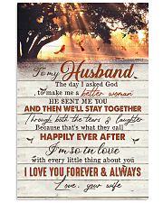TO MY HUSBAND - CARDINAL - I LOVE YOU 16x24 Poster front