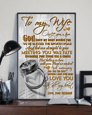 TO MY WIFE - COUPLE RINGS - I LOVE YOU 16x24 Poster lifestyle-poster-2
