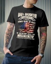 Daddysaurus and daughter Classic T-Shirt lifestyle-mens-crewneck-front-6