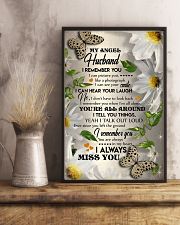 MY ANGEL HUSBAND - BUTTERFLY - I LOVE YOU 16x24 Poster lifestyle-poster-3