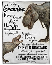 NANNY TO GRANDSON Small Fleece Blanket - 30" x 40" front