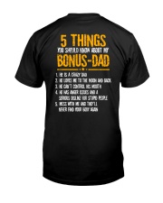 To My Bonus Dad - Mess With Me - T-Shirt Classic T-Shirt back