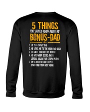 To My Bonus Dad - Mess With Me - T-Shirt Crewneck Sweatshirt tile