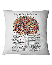 TO MY FATHER AND MOTHER-IN-LAW Square Pillowcase thumbnail