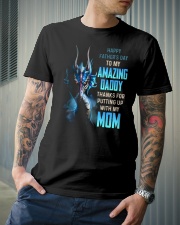 T-SHIRT - TO MY BONUS DAD - DRAGON Classic T-Shirt lifestyle-mens-crewneck-front-6
