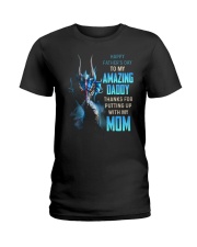 T-SHIRT - TO MY BONUS DAD - DRAGON Ladies T-Shirt tile