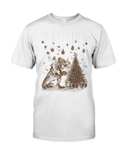 Saurus Christmas - Jesus Riding T rex - T-shirt Classic T-Shirt front