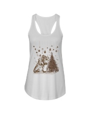 Saurus Christmas - Jesus Riding T rex - T-shirt Ladies Flowy Tank tile
