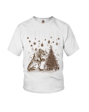 Saurus Christmas - Jesus Riding T rex - T-shirt Youth T-Shirt tile