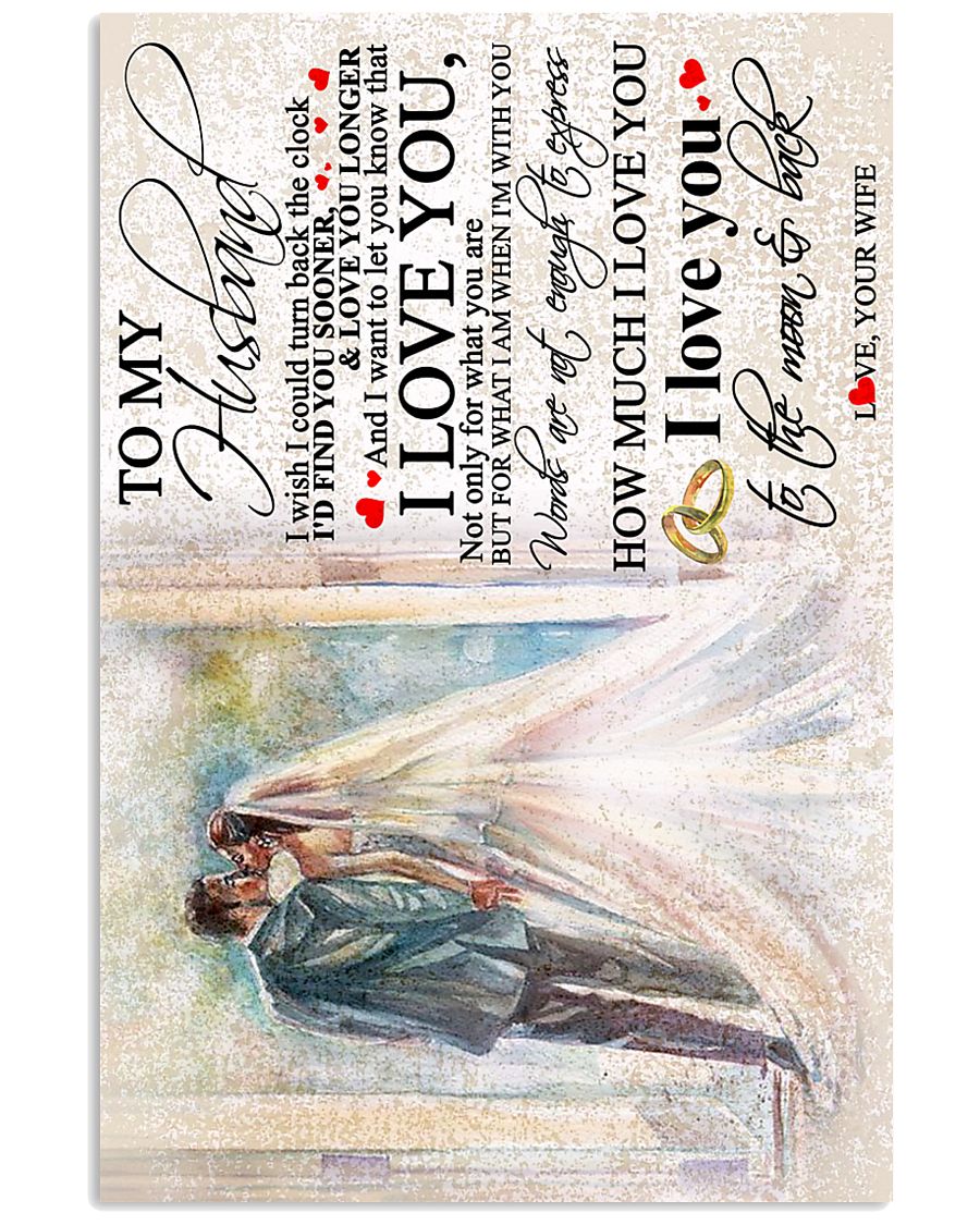 TO MY HUSBAND 16x24 Poster