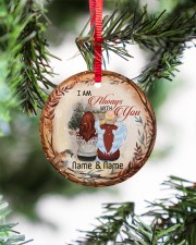 Angel Grandpa - I Am Always With You Circle ornament - single (porcelain) aos-circle-ornament-single-porcelain-lifestyles-07
