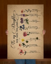 To Daughter - Flowers - God Says You Are - Canvas 20x30 Gallery Wrapped Canvas Prints aos-canvas-pgw-20x30-lifestyle-front-22