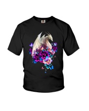 Dragon - Flower - T-Shirt Youth T-Shirt tile