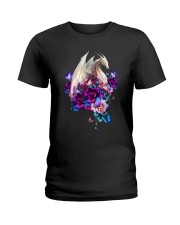 Dragon - Flower - T-Shirt Ladies T-Shirt tile