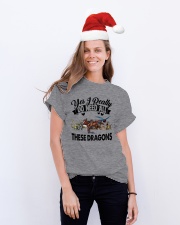 Dragon - Yes I Really Do Need All - T-shirt Classic T-Shirt lifestyle-holiday-crewneck-front-1