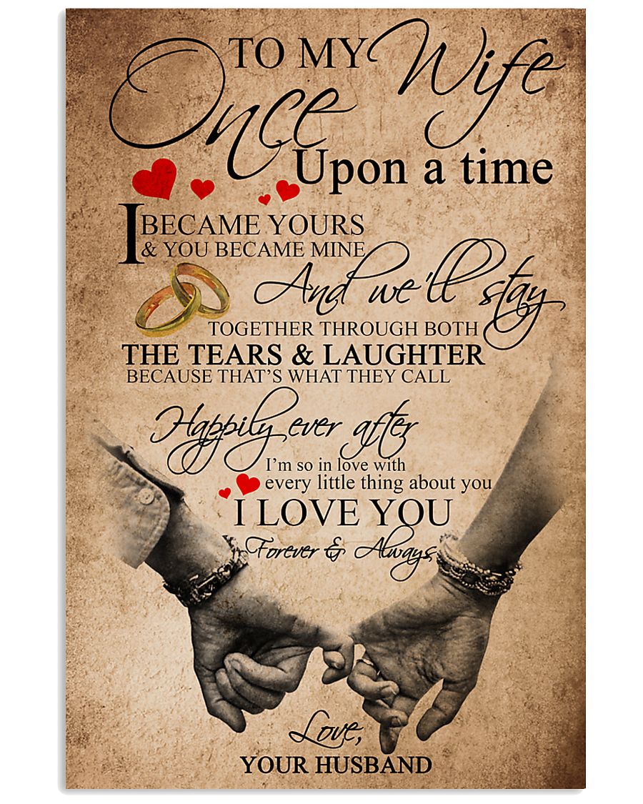 TO MY WIFE 16x24 Poster