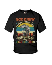 Grandma - God Knew My Heart Needed Love - T-shirt Youth T-Shirt tile