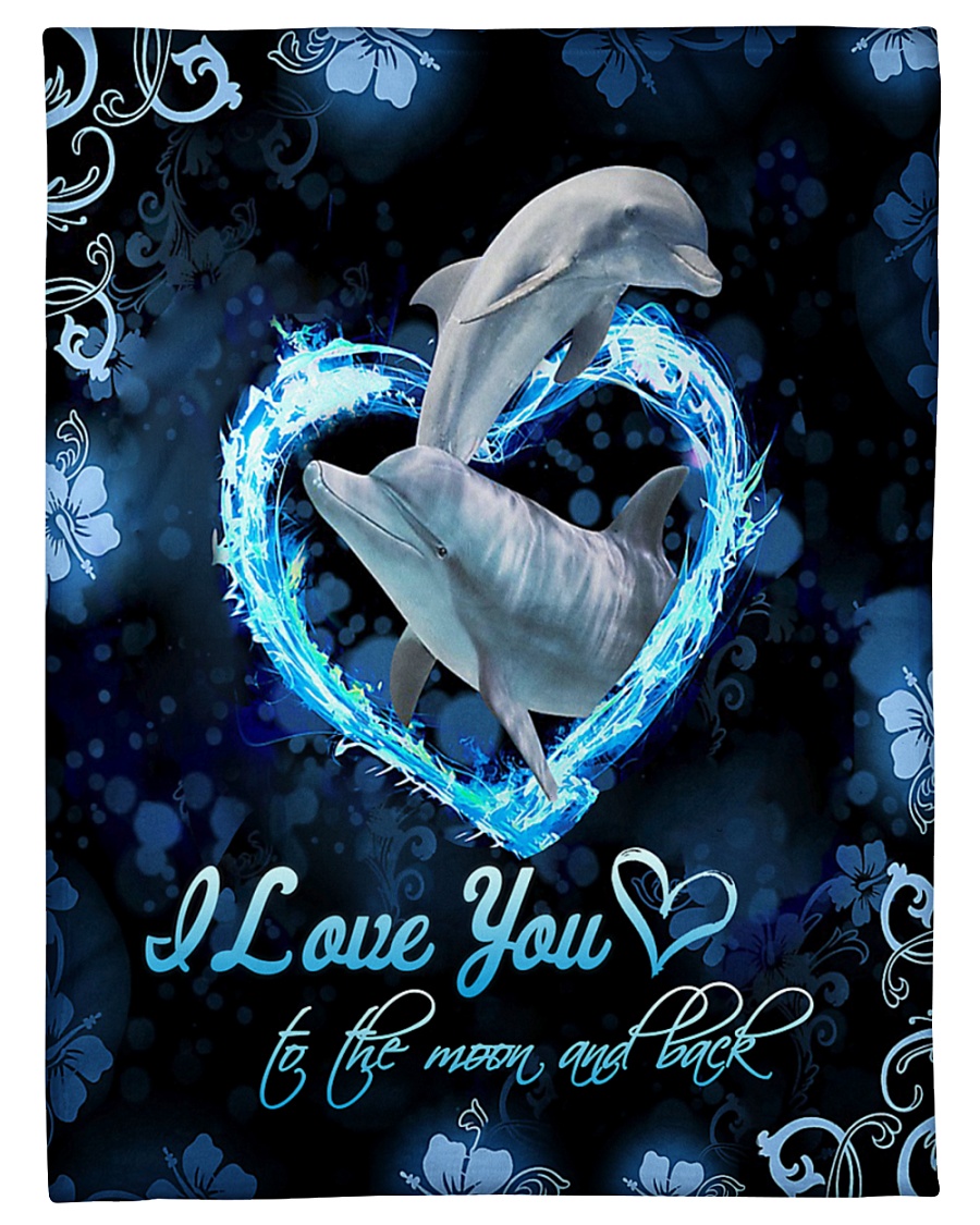 TO MY DAUGHTER - MARINE ANIMAL - LOVE YOU Small Fleece Blanket - 30" x 40"