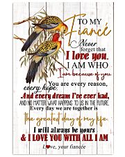 TO MY FIANCE 16x24 Poster front