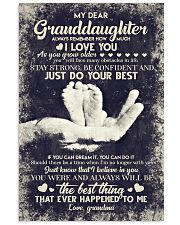 To Granddaughter - If You Can Dream It You Can 16x24 Poster front