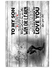Dad To Son - Canvas Vertical Poster tile