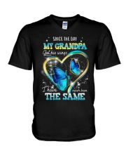 Angel Grandpa - Since The Day My Grandpa Got His V-Neck T-Shirt tile