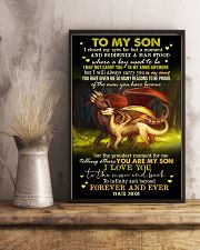 MOM TO SON - DRAGON - FOREVER 16x24 Poster lifestyle-poster-3