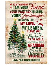 To Grandma - I Love You With All My Heart 16x24 Poster front