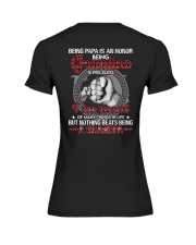 Grandpa - Being Grandpa Is Priceless Nothing Premium Fit Ladies Tee tile