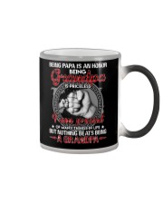 Grandpa - Being Grandpa Is Priceless Nothing Color Changing Mug tile