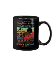 To My Daughter-in-law - Black Woman - Circus Mug front