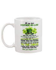 TO MY MOTHER-IN-LAW - SHAMROCK - THANK YOU Mug back