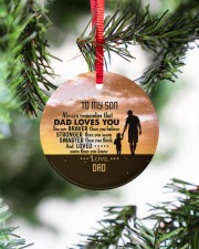 You Are Braver Than You Believe - Personalized Circle ornament - single (porcelain) aos-circle-ornament-single-porcelain-lifestyles-07