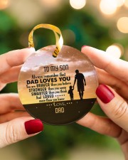 You Are Braver Than You Believe - Personalized Circle ornament - single (porcelain) aos-circle-ornament-single-porcelain-lifestyles-08