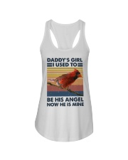 T-SHIRT - TO MY ANGEL DAD - CARDINAL Ladies Flowy Tank tile