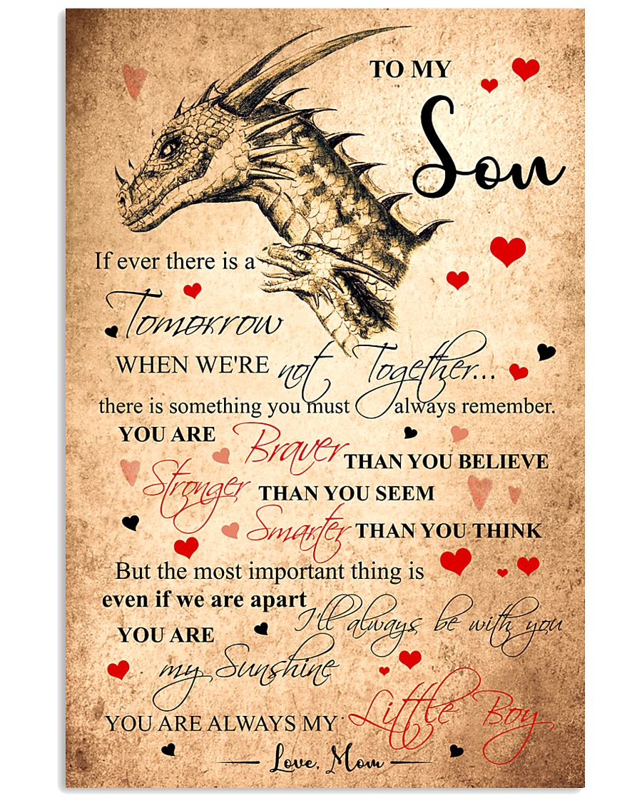MOM TO SON 16x24 Poster