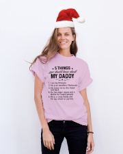 Daddy - Father's Day Classic T-Shirt lifestyle-holiday-crewneck-front-1