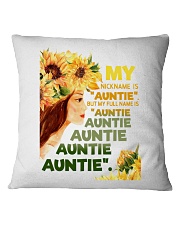 My nickname is ''auntie'' Square Pillowcase thumbnail