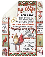 TO MY WIFE Large Sherpa Fleece Blanket - 60" x 80" thumbnail