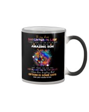 To My Daughter-in-law - Galaxy Butterfly - Circus Color Changing Mug tile