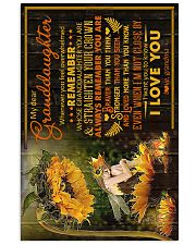 To Granddaughter - I Want You To Know I Love You 16x24 Poster front